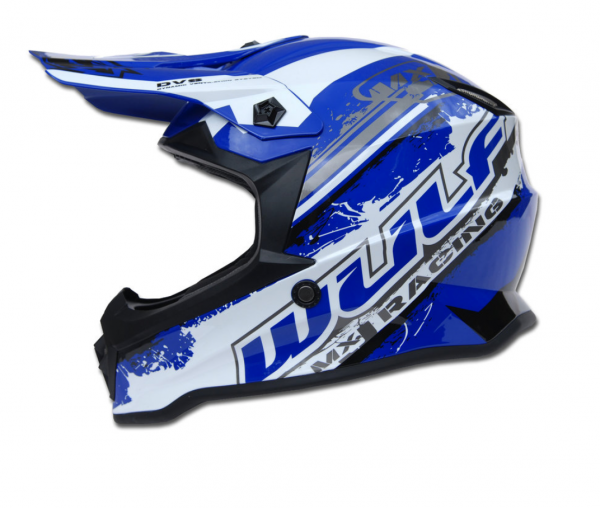 Wulfsport Kinderhelm blau